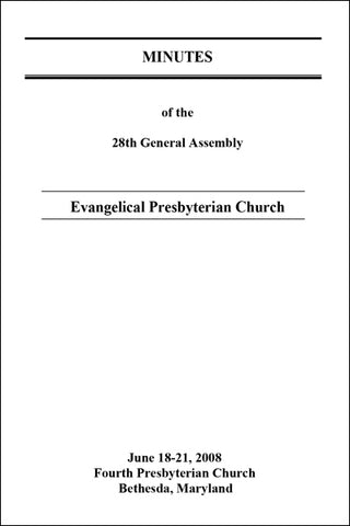 Minutes of the 28th General Assembly (PDF Download)