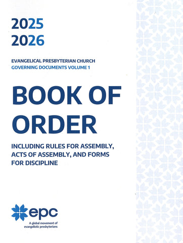 Book of Order 2025-2026