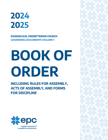 Book of Order 2024-2025