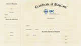Baptism Certificates - Child