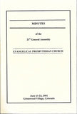 Minutes of the 21st General Assembly (Paperback Book Format)